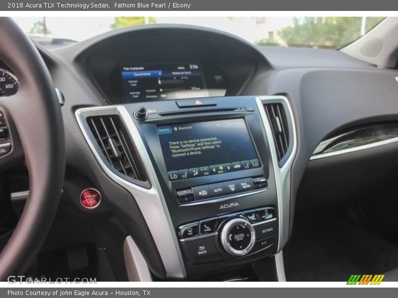 Fathom Blue Pearl / Ebony 2018 Acura TLX Technology Sedan
