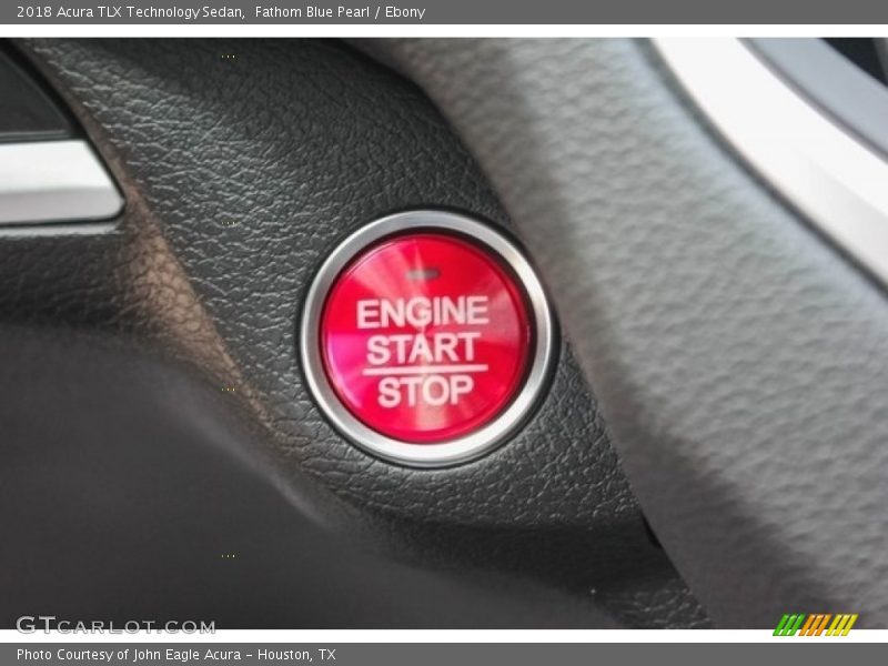 Fathom Blue Pearl / Ebony 2018 Acura TLX Technology Sedan