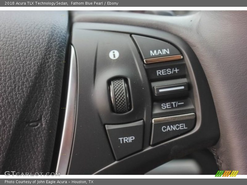 Fathom Blue Pearl / Ebony 2018 Acura TLX Technology Sedan