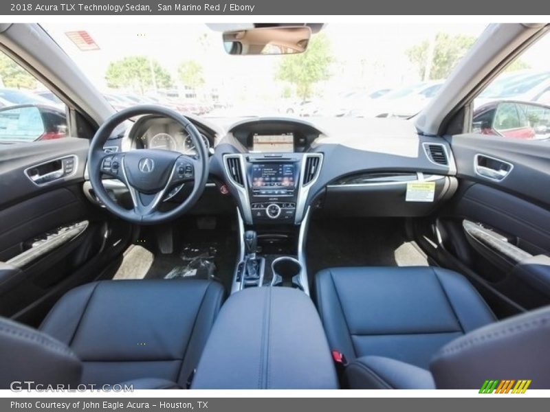 San Marino Red / Ebony 2018 Acura TLX Technology Sedan