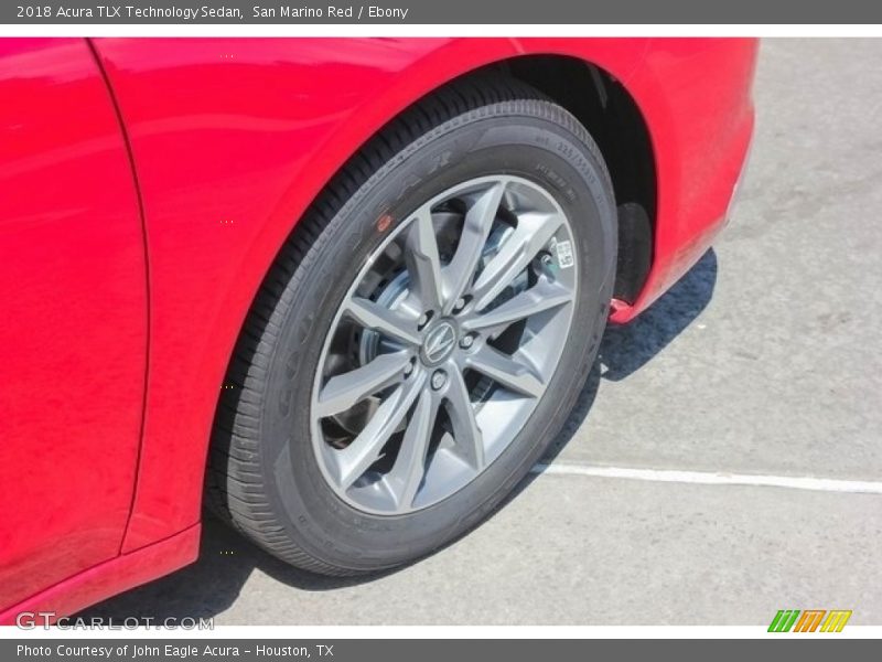San Marino Red / Ebony 2018 Acura TLX Technology Sedan