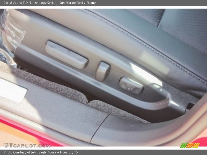 San Marino Red / Ebony 2018 Acura TLX Technology Sedan