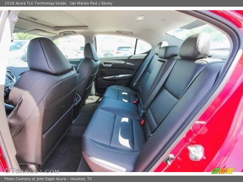San Marino Red / Ebony 2018 Acura TLX Technology Sedan