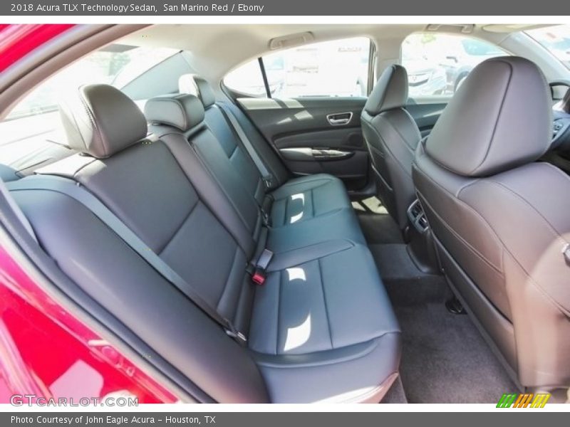 San Marino Red / Ebony 2018 Acura TLX Technology Sedan