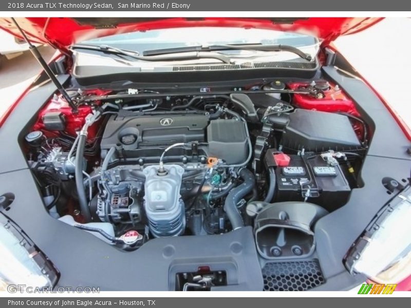 San Marino Red / Ebony 2018 Acura TLX Technology Sedan