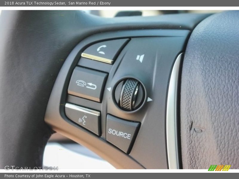 San Marino Red / Ebony 2018 Acura TLX Technology Sedan