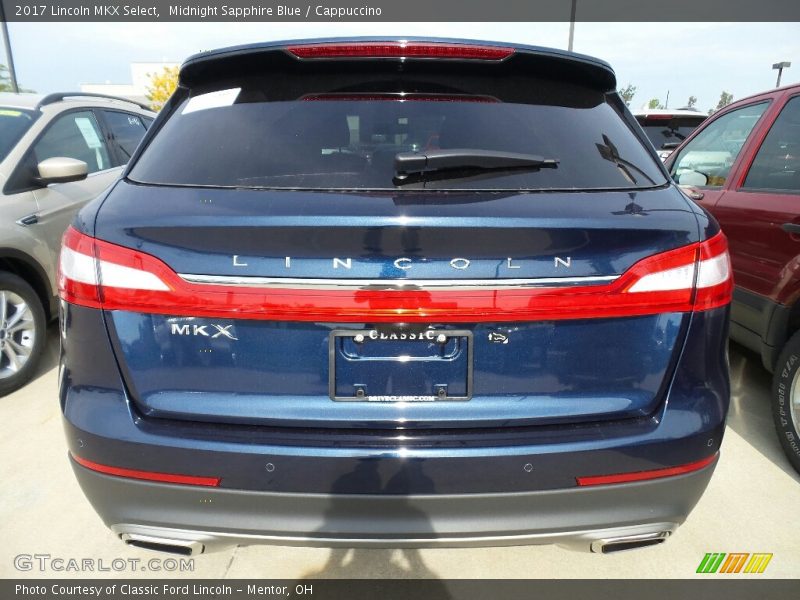 Midnight Sapphire Blue / Cappuccino 2017 Lincoln MKX Select