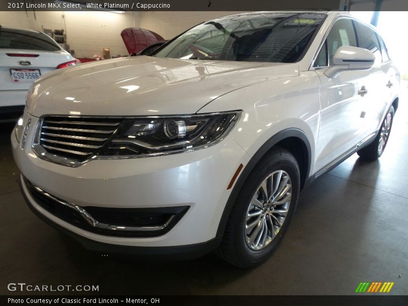 White Platinum / Cappuccino 2017 Lincoln MKX Select