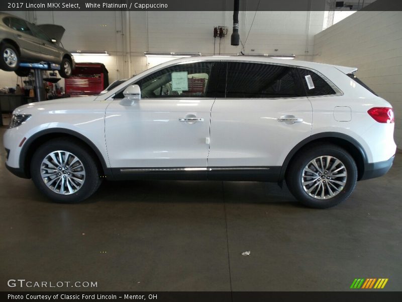 White Platinum / Cappuccino 2017 Lincoln MKX Select