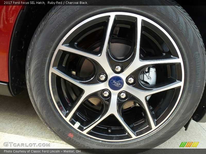 Ruby Red / Charcoal Black 2017 Ford Focus SEL Hatch