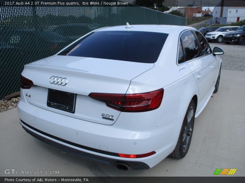 Ibis White / Nougat Brown 2017 Audi A4 2.0T Premium Plus quattro