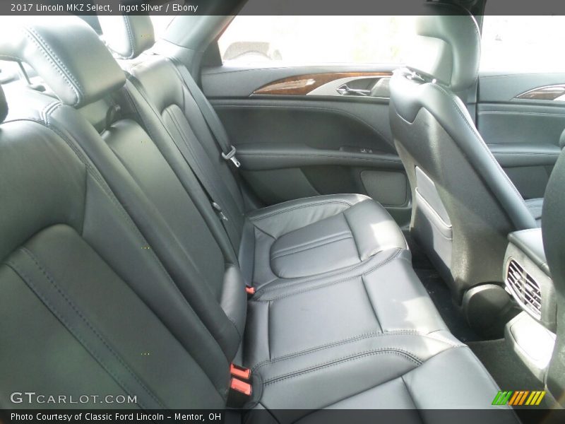Ingot Silver / Ebony 2017 Lincoln MKZ Select