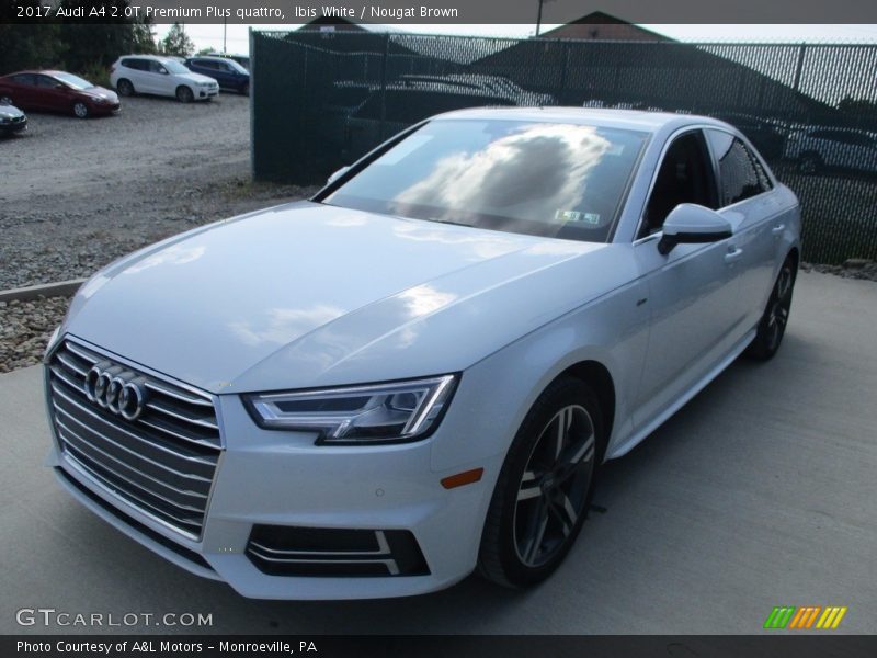 Ibis White / Nougat Brown 2017 Audi A4 2.0T Premium Plus quattro