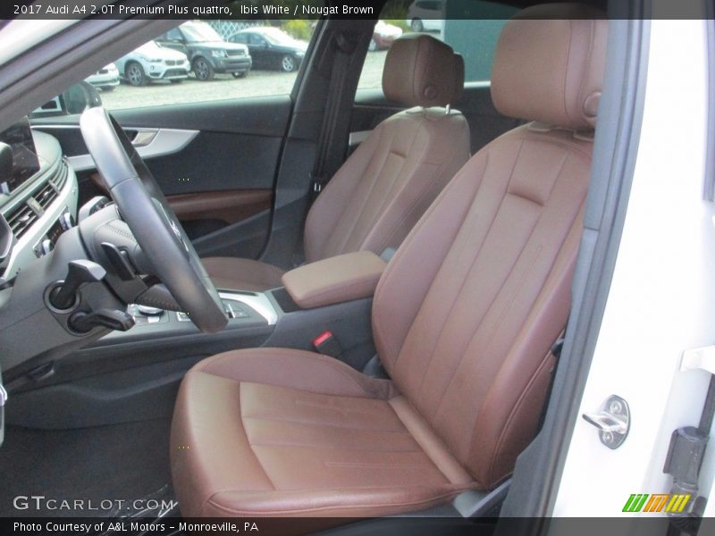 Ibis White / Nougat Brown 2017 Audi A4 2.0T Premium Plus quattro