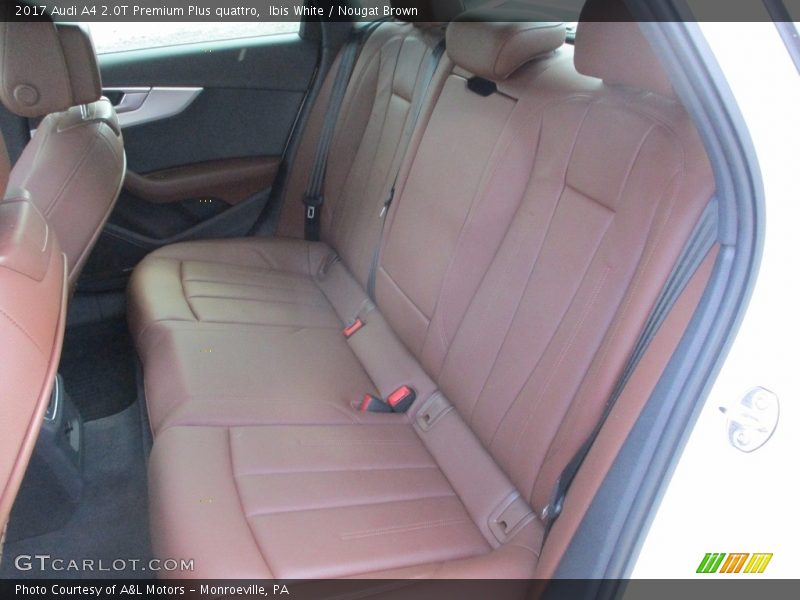 Ibis White / Nougat Brown 2017 Audi A4 2.0T Premium Plus quattro