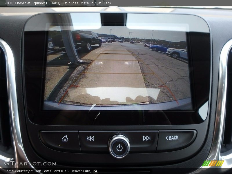 Satin Steel Metallic / Jet Black 2018 Chevrolet Equinox LT AWD