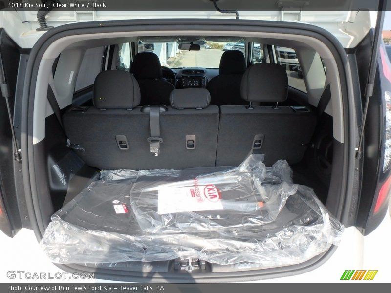 Clear White / Black 2018 Kia Soul