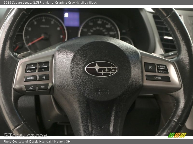 Graphite Gray Metallic / Black 2013 Subaru Legacy 2.5i Premium