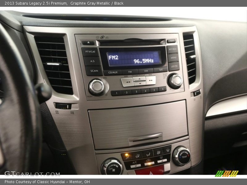 Graphite Gray Metallic / Black 2013 Subaru Legacy 2.5i Premium