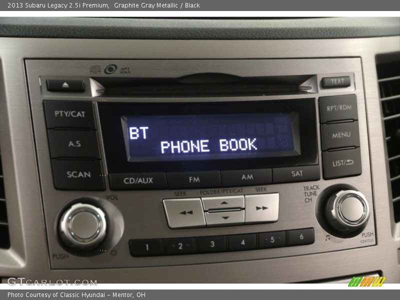 Graphite Gray Metallic / Black 2013 Subaru Legacy 2.5i Premium