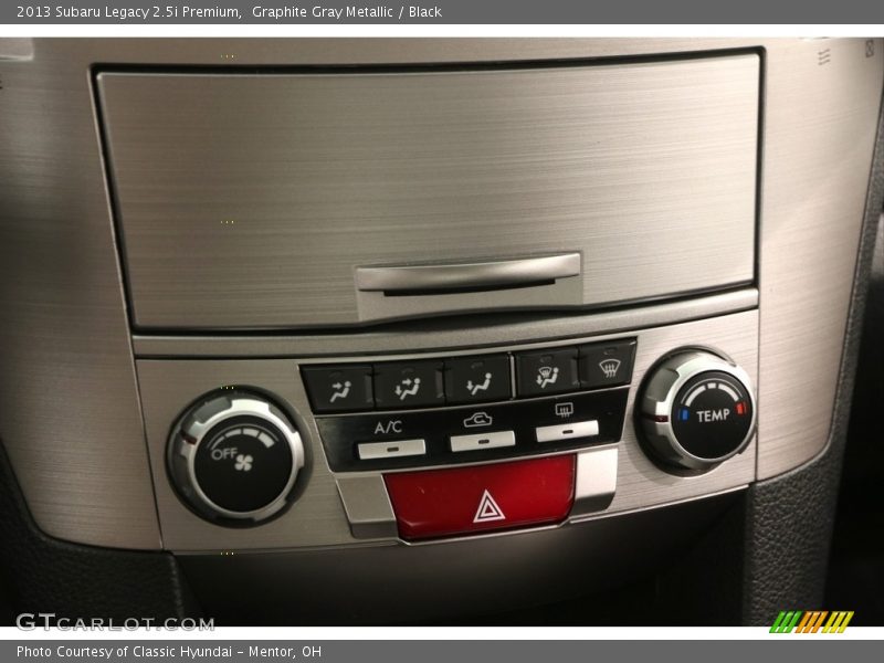 Graphite Gray Metallic / Black 2013 Subaru Legacy 2.5i Premium