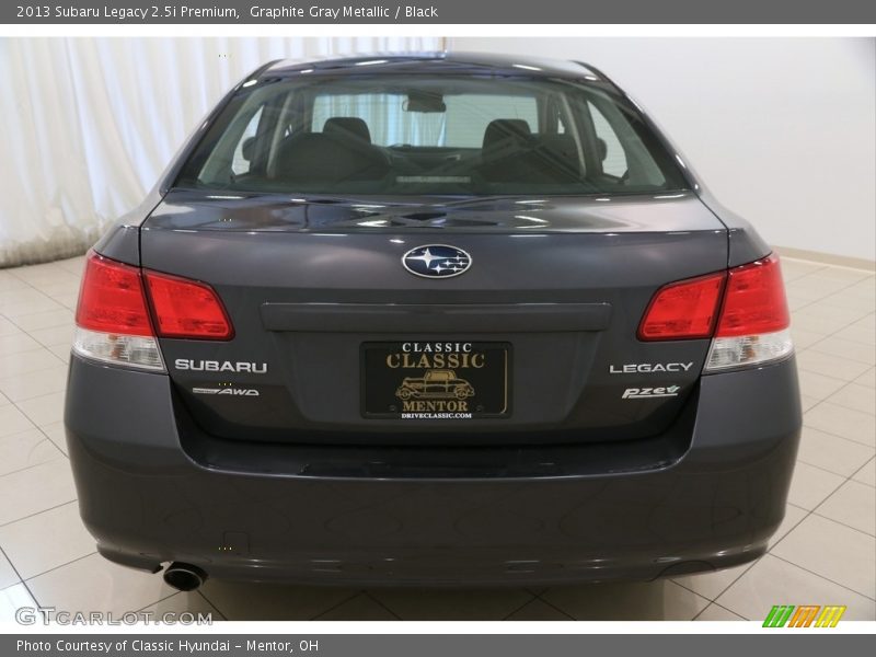 Graphite Gray Metallic / Black 2013 Subaru Legacy 2.5i Premium