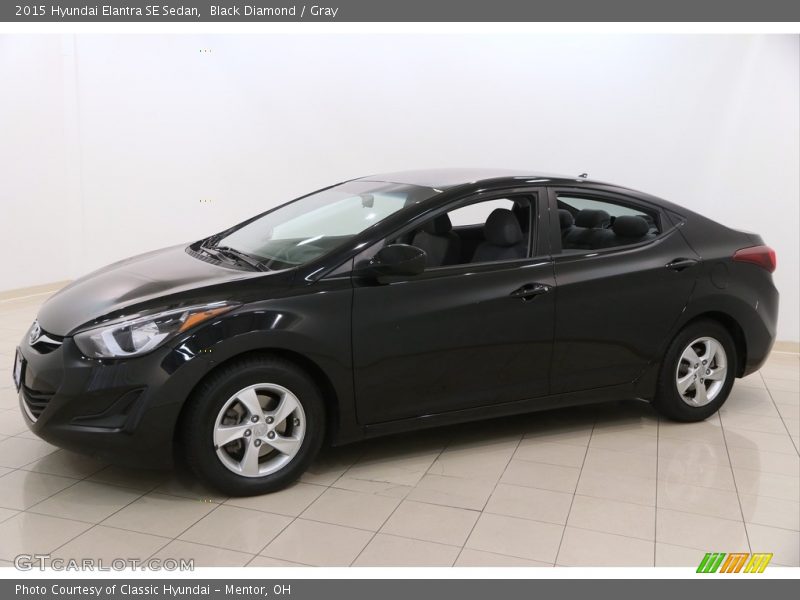 Black Diamond / Gray 2015 Hyundai Elantra SE Sedan