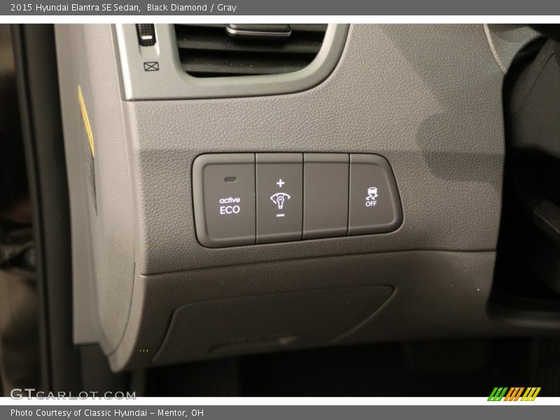 Black Diamond / Gray 2015 Hyundai Elantra SE Sedan