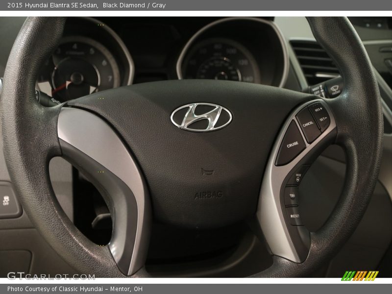 Black Diamond / Gray 2015 Hyundai Elantra SE Sedan