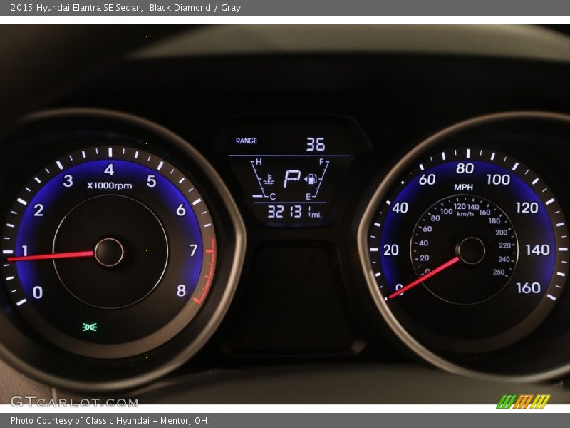 Black Diamond / Gray 2015 Hyundai Elantra SE Sedan