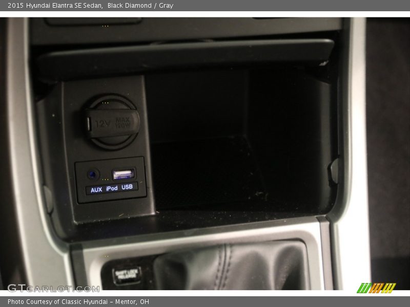 Black Diamond / Gray 2015 Hyundai Elantra SE Sedan