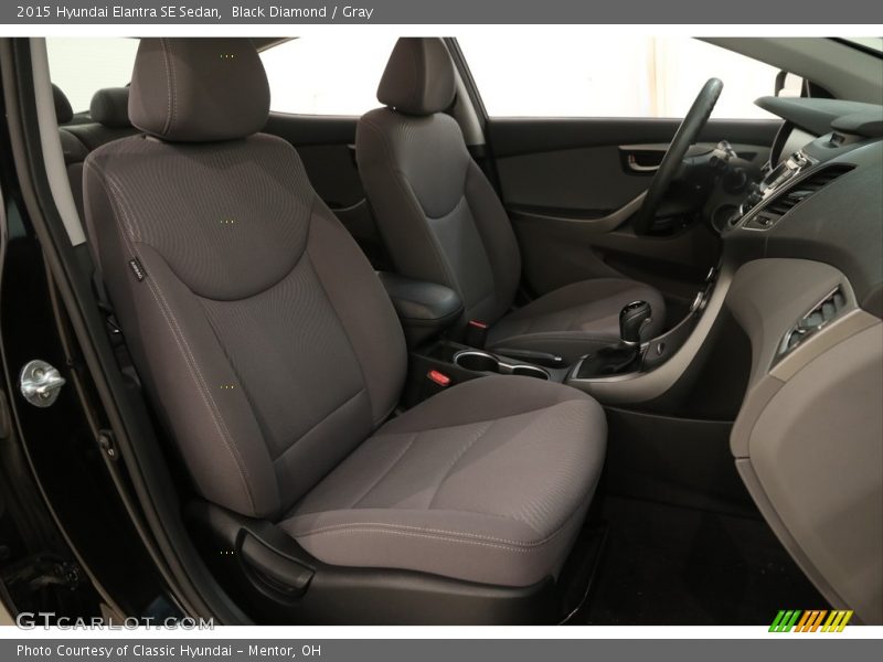 Black Diamond / Gray 2015 Hyundai Elantra SE Sedan