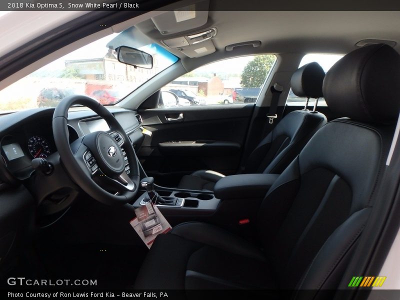 Snow White Pearl / Black 2018 Kia Optima S