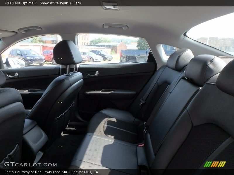 Snow White Pearl / Black 2018 Kia Optima S