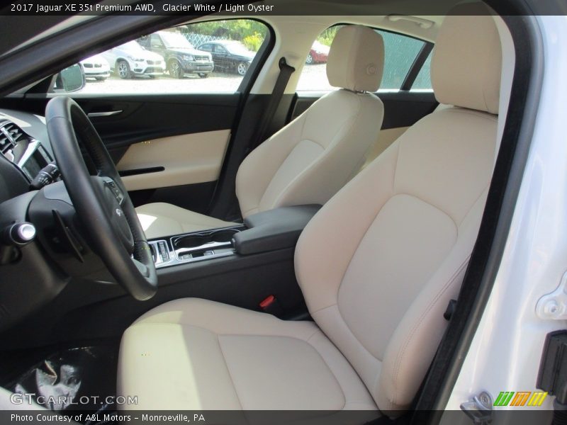 Glacier White / Light Oyster 2017 Jaguar XE 35t Premium AWD