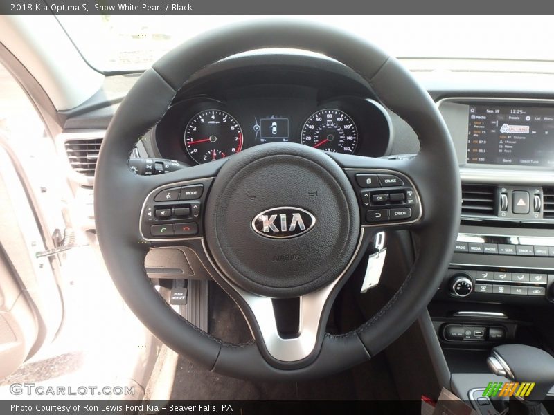 Snow White Pearl / Black 2018 Kia Optima S