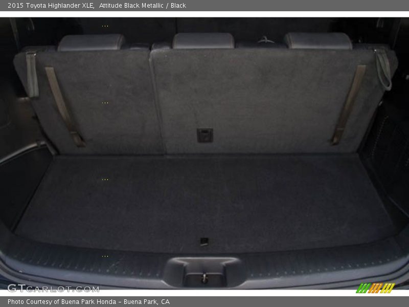 Attitude Black Metallic / Black 2015 Toyota Highlander XLE