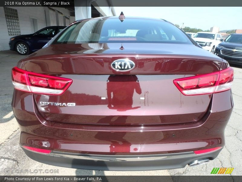 Sangria / Black 2018 Kia Optima LX