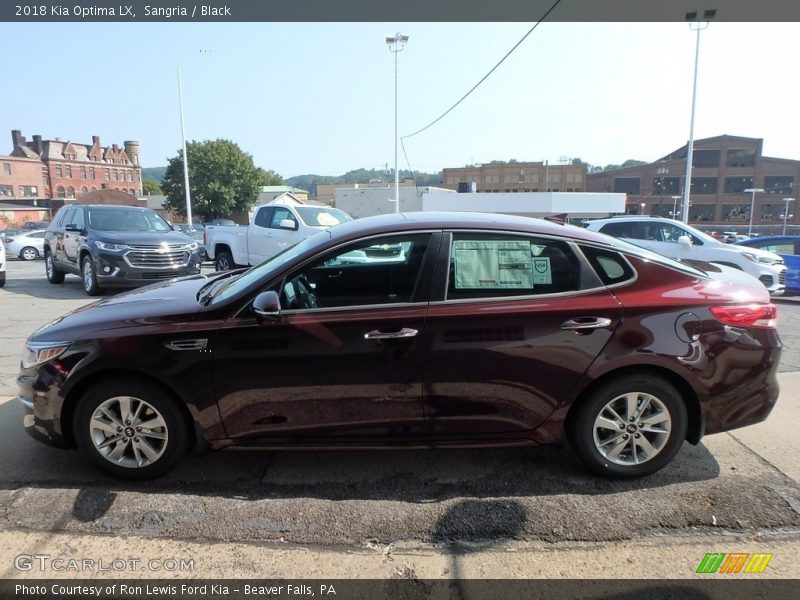 Sangria / Black 2018 Kia Optima LX