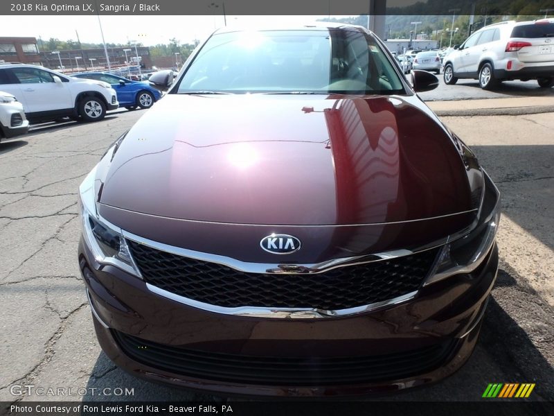 Sangria / Black 2018 Kia Optima LX