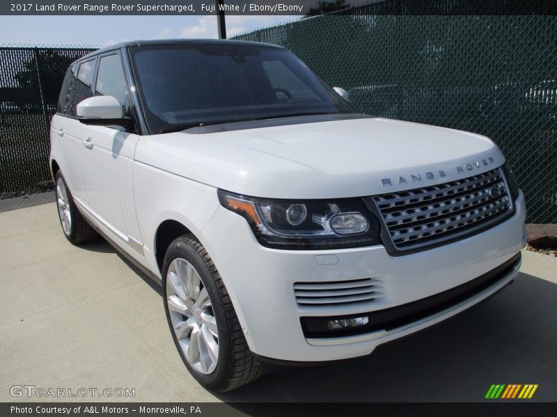 Fuji White / Ebony/Ebony 2017 Land Rover Range Rover Supercharged