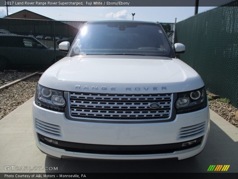 Fuji White / Ebony/Ebony 2017 Land Rover Range Rover Supercharged