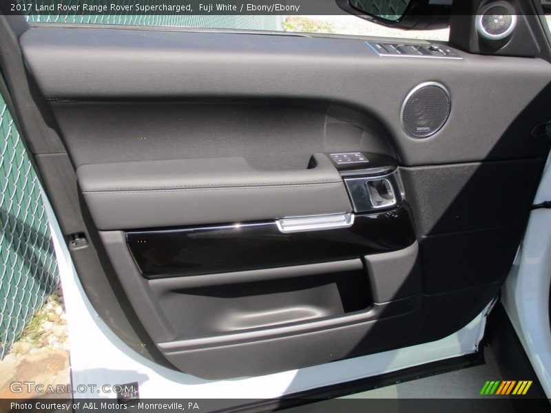 Fuji White / Ebony/Ebony 2017 Land Rover Range Rover Supercharged