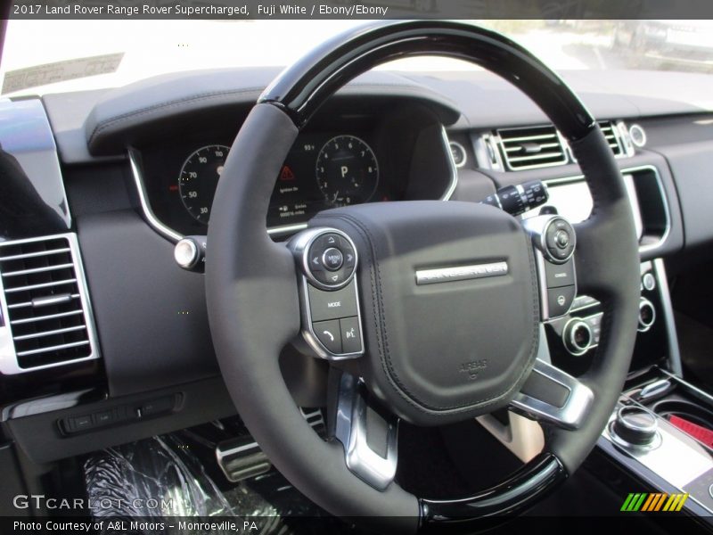 Fuji White / Ebony/Ebony 2017 Land Rover Range Rover Supercharged