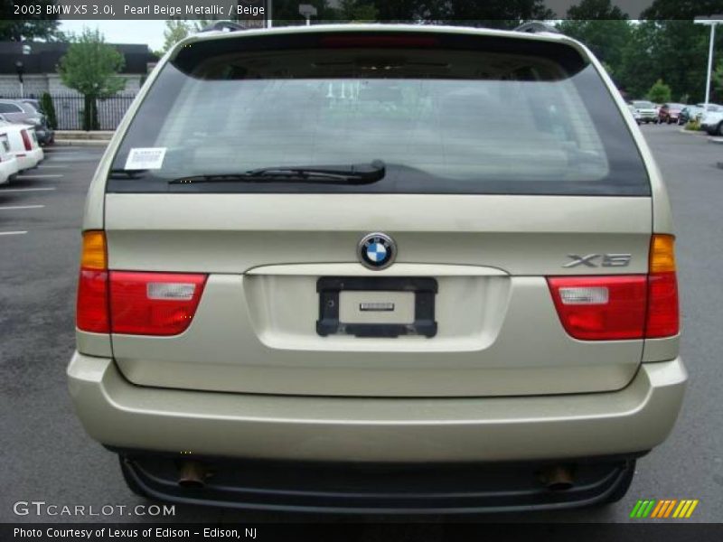 Pearl Beige Metallic / Beige 2003 BMW X5 3.0i