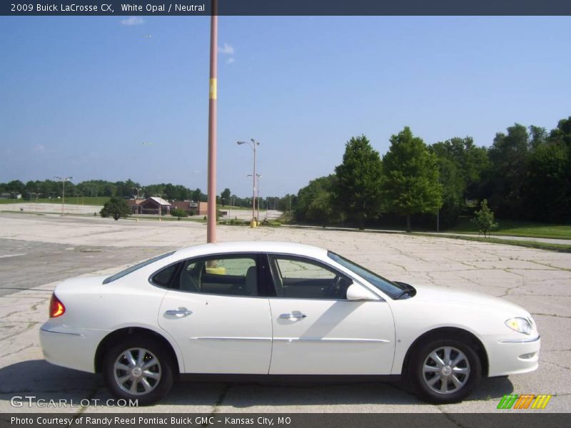 White Opal / Neutral 2009 Buick LaCrosse CX