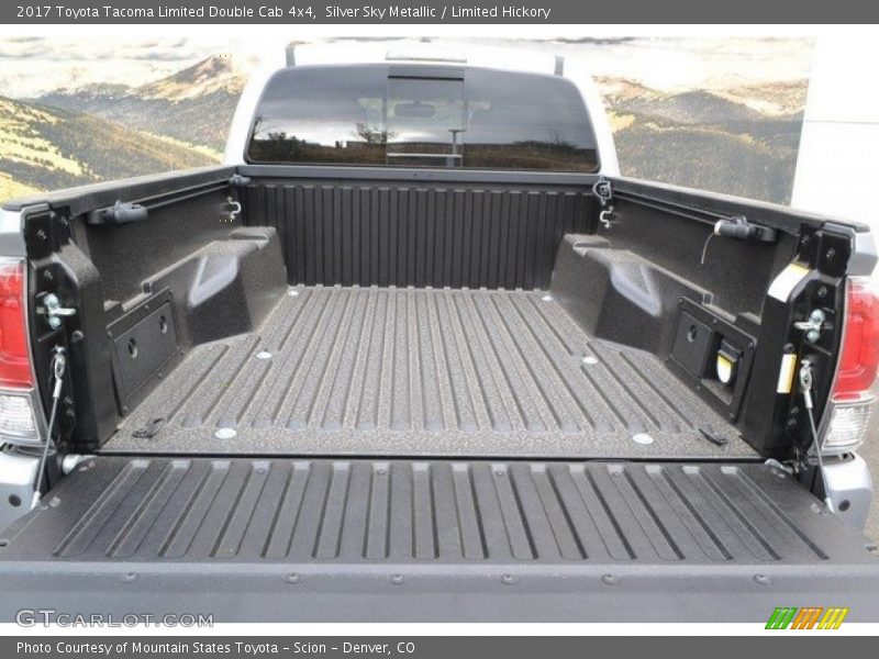 Silver Sky Metallic / Limited Hickory 2017 Toyota Tacoma Limited Double Cab 4x4