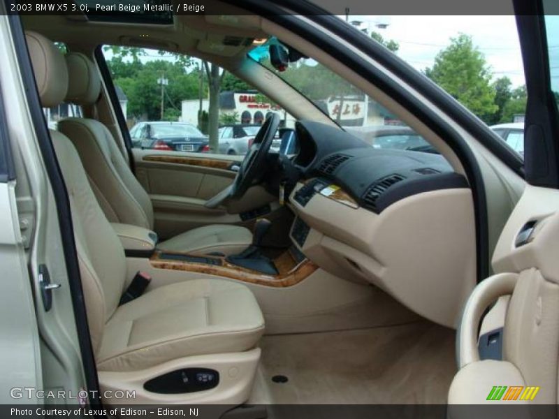 Pearl Beige Metallic / Beige 2003 BMW X5 3.0i