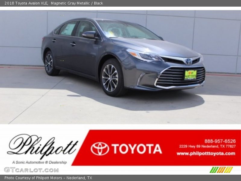 Magnetic Gray Metallic / Black 2018 Toyota Avalon XLE