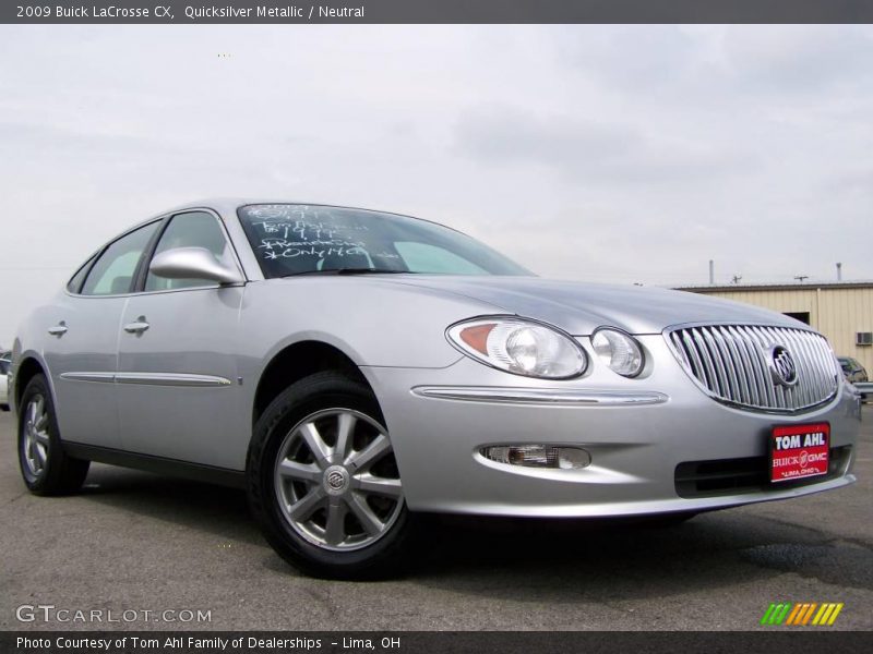 Quicksilver Metallic / Neutral 2009 Buick LaCrosse CX